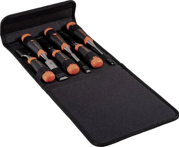 Actual product image Bahco ERGO - impact-resistant chisel set - 6-piece/polyester bag (32 mm)