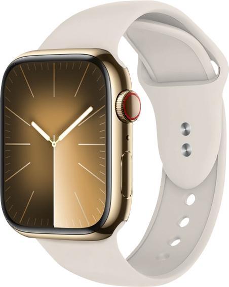 Immagine prodotto Crong Liquid - Apple Watch Armband 38/40/41mm (Stein ohne) (Silicone liquido, 3, 4, 9, Apple Watch Series 1)