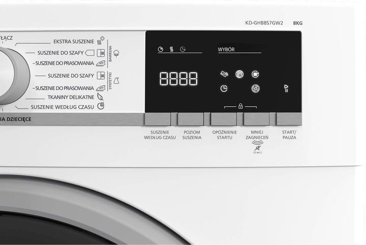Produktbild Sharp KD-GHB8S7GW2 (8 kg, Rechts)