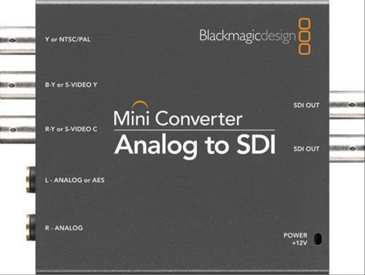 Immagine prodotto Blackmagic Mini convertitore analogico a SDI 2 (Analogico -> Digitale)