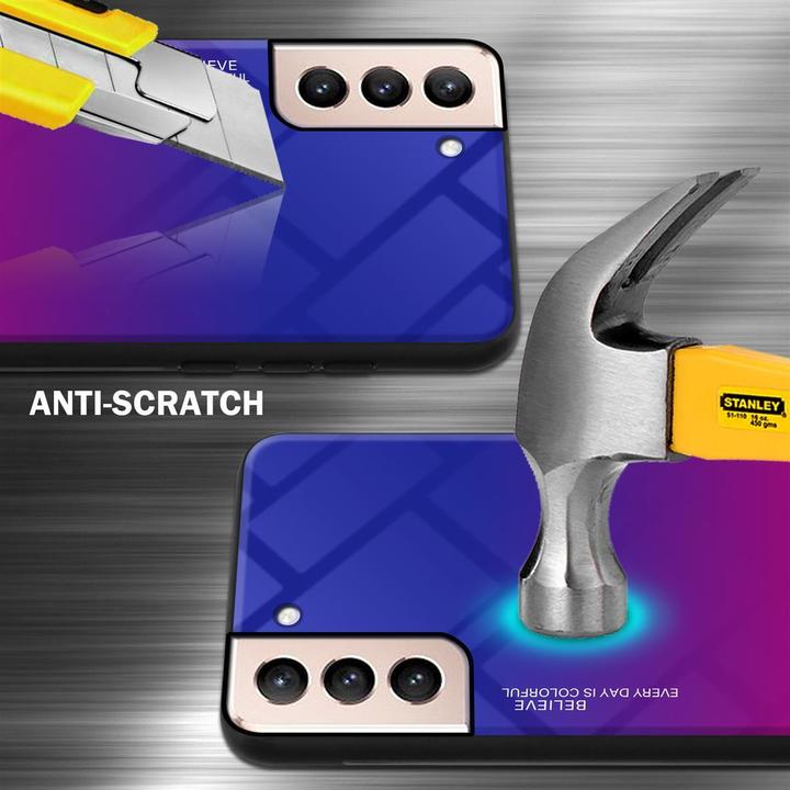 Produktbild Cadorabo TPU 2 Farben Glas Cover (Samsung Galaxy S21+)