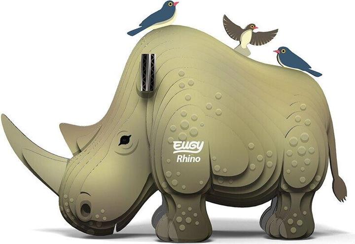 Produktbild Eugy Nashorn - 3D Karton Figuren Modellbausatz