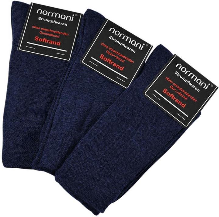 Image du produit Normani 6 paires de chaussettes confort à bord souple et semelle en éponge (paquet de 6, 47 - 50)