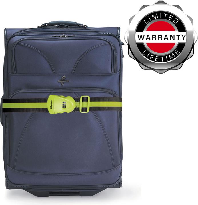 Actual product image Master Lock Luggage strap