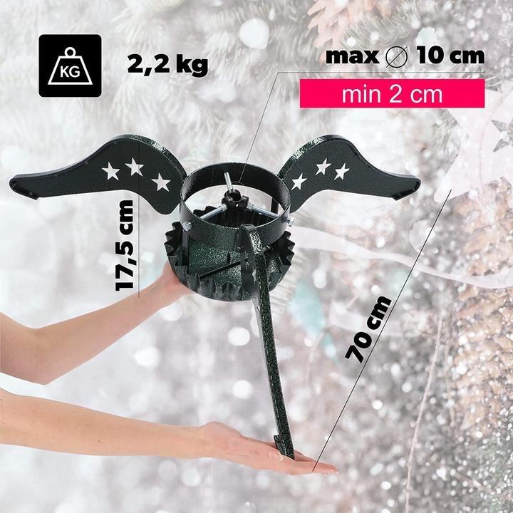 Image du produit Kadax Support pour sapin de Noël en acier 65cm