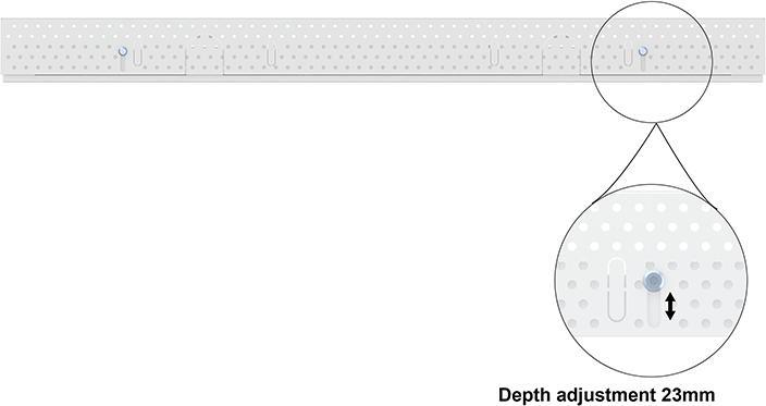 Actual product image Multibrackets M Pro Series Enclosure 75" Wire Medium White