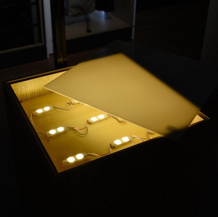 Produktbild L&S LED Modulkette 24 V für Leuchtkästen (Kaltweiss, 70 cm, Outdoor)