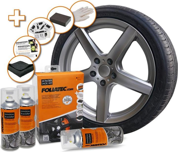 Actual product image Foliatec 2K rim lacquer set
