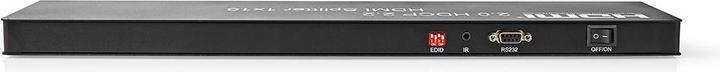 Produktbild Nedis HDMI Splitter| 2 x 8-Port| Eingang| USB A Buchse 16x Ausgang|