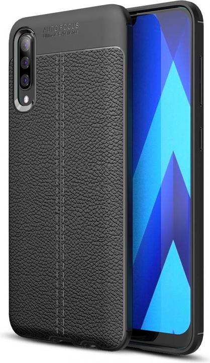 Productafbeelding Screenguard Samsung Galaxy A30s Hoesje Leather Design TPU Cover (Samsung Galaxy A30)