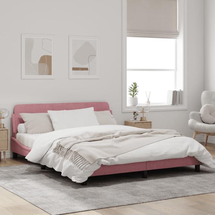Immagine prodotto VidaXL Struttura letto con testiera in velluto (160 x 200 cm)