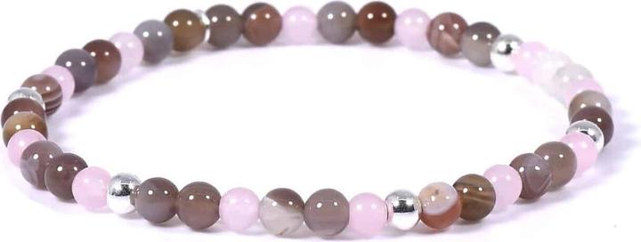 Actual product image Balibay Mia (18 cm, 925 Sterling silver, Rose quartz, Gemstone, Agate)