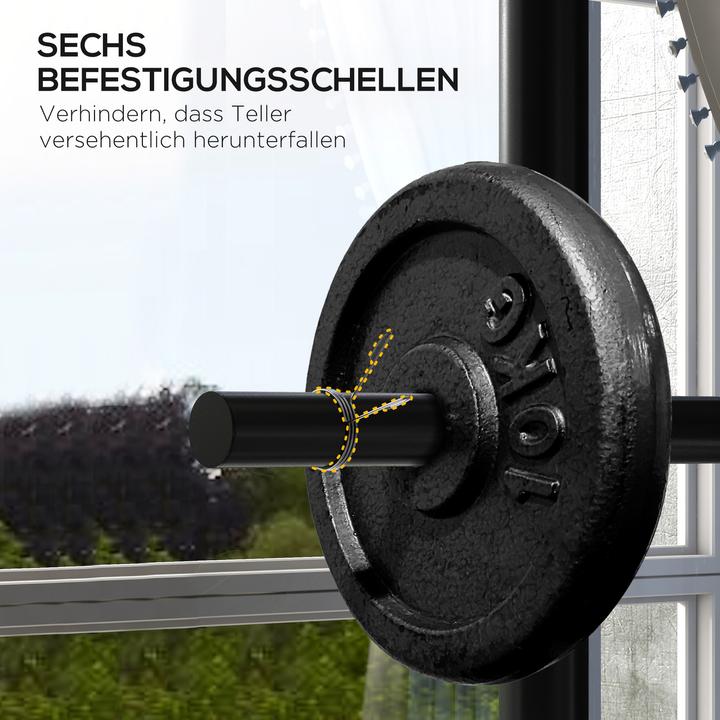 Produktbild SportNow Hantelscheibenständer mit Rollen