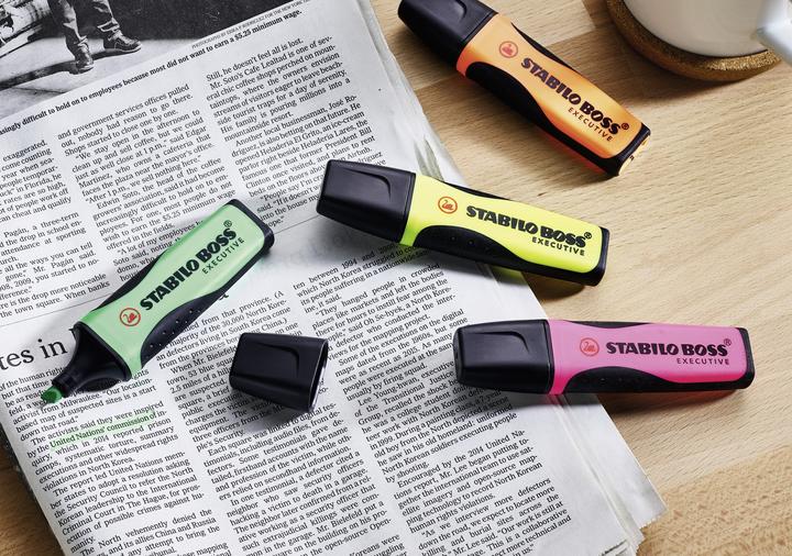 Image du produit STABILO Surligneur BOSS EXECUTIVE (Pink, 5 mm, 1 x)