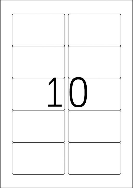 Actual product image Herma Universal labels A4
