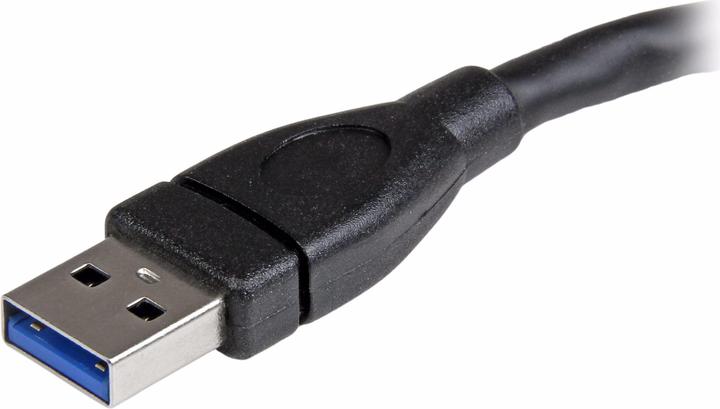Image du produit StarTech Câble de rallonge USB 3.0 de 15 cm - rallonge de câble USB 3 type A - mâle/femelle - noir (0.15 m, USB 3.0)
