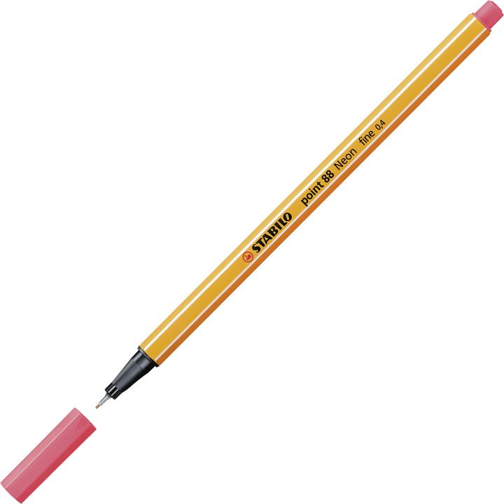 Image du produit STABILO point 88 Fineliner (Rouge fluo, 1 x)