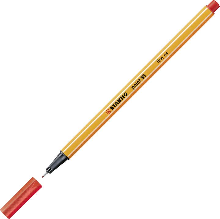 Actual product image STABILO point 88 Fineliner (Carmine, 1 x)