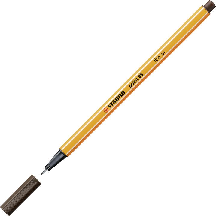 Actual product image STABILO point 88 Fineliner (Umber, 1 x)