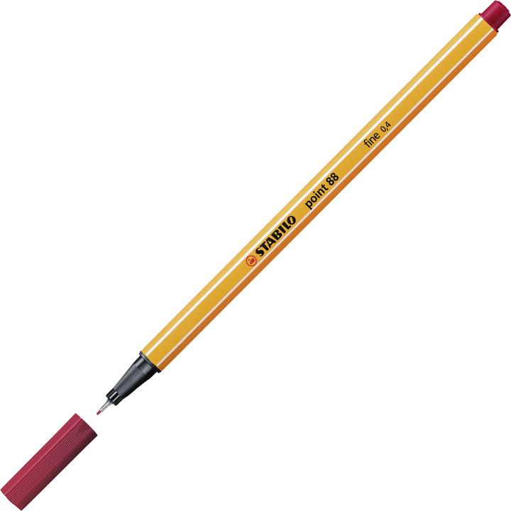 Actual product image STABILO point 88 Fineliner (Dark red, 1 x)