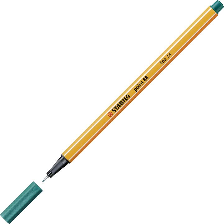 Actual product image STABILO point 88 Fineliner (Turquoise blue, 1 x)