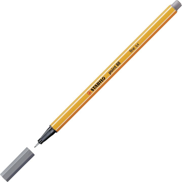 Produktbild STABILO point 88 Fineliner (Dunkelgrau, 1 x)