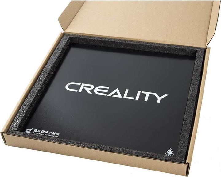 Actual product image Creality Lastra di vetro al carbonio 235 x 235 mm (Printing bed)