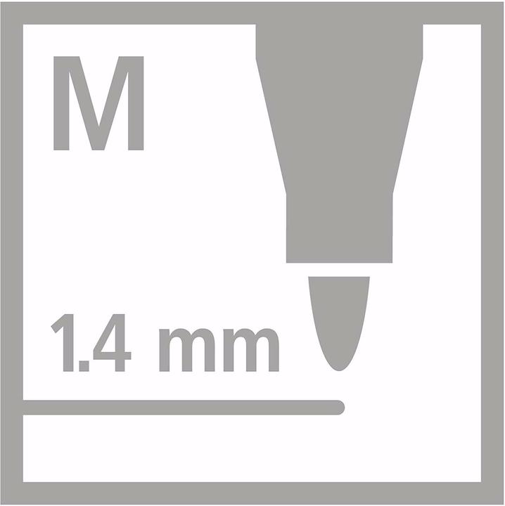 Actual product image STABILO Pen 68 Premium Metallic Felt Pen (Sorted, 6 x)
