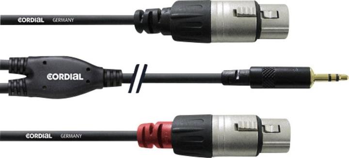 Actual product image Cordial Cfy 1.8 Wff (1.80 m, 3.5mm jack (AUX), XLR)