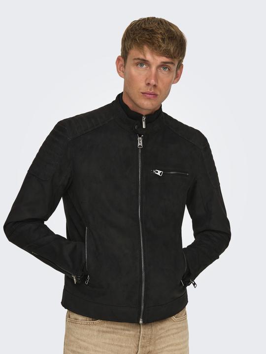 Produktbild Only & Sons Onsgus Faux Suede Racer Jacket Otw Noos (XL)