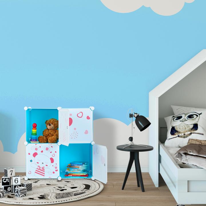Actual product image Relaxdays Interlocking Toy Rack for Kids