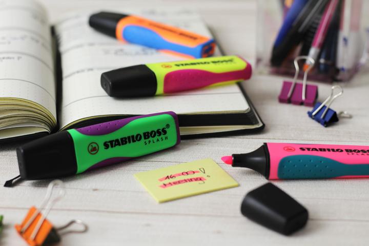 Immagine prodotto STABILO Evidenziatore BOSS SPLASH (Pink, Verde, Giallo, Arancia, 5 mm)