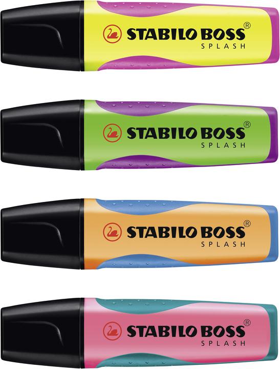 Immagine prodotto STABILO Evidenziatore BOSS SPLASH (Pink, Verde, Giallo, Arancia, 5 mm)