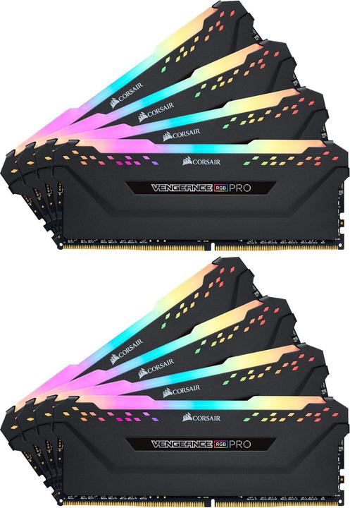 Image du produit Corsair Vengeance RGB Pro (8 x 32GB, 3200 MHz, RAM DDR4, DIMM)
