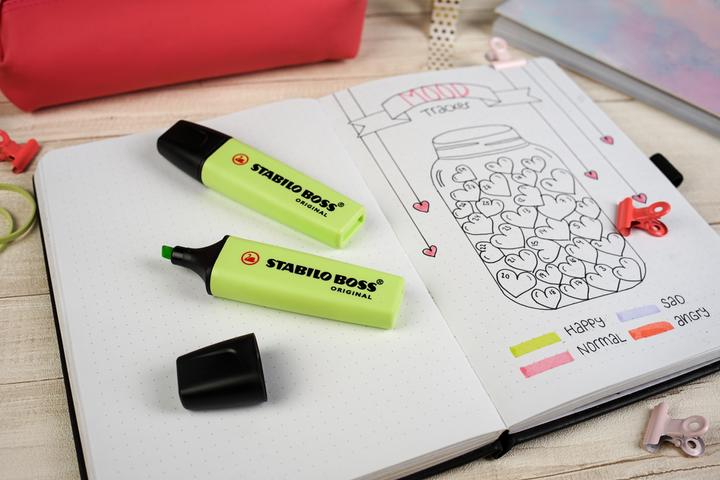 Produktbild STABILO BOSS ORIGINAL Pastel Textmarker (Gelbgrün, Grün, 5 mm, 1 x)