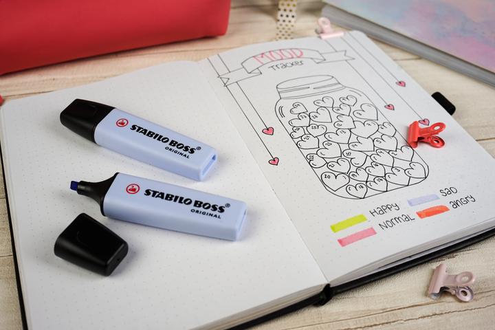 Immagine prodotto STABILO BOSS ORIGINAL Evidenziatore pastello (Blu nuvoloso, 5 mm, 1 x)
