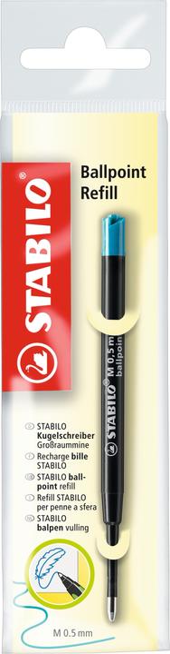 Image du produit STABILO Ballpoint Refill Stylo à bille Mine grande capacité (Recharger, Bleu, 0.50 mm)