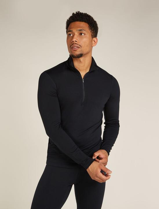 Image du produit Icebreaker Hommes Mérino Blend Core Heavyweight LS Half Zip (S)