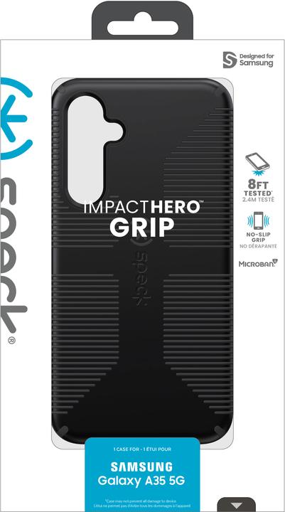 Actual product image speck Impact Hero Grip Samsung Galaxy A35 Black (Samsung Galaxy A35)