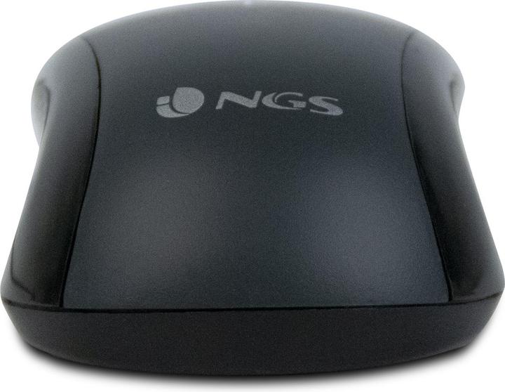 Produktbild NGS Black Mist Maus rechts USB Typ-A Optisch 800 DPI (Kabelgebunden)