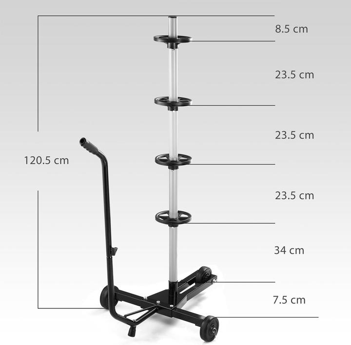 Immagine prodotto Monzana Carrello porta pneumatici