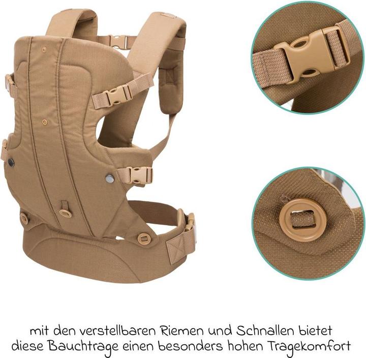 Produktbild Fillikid Babytragen & Tragetücher Babytrage Walk 4in1 für Bauch- und Rückentrageposition