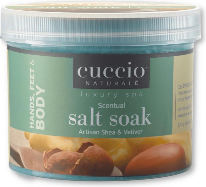 Cuccio Naturale Scentual Salt Soak Artisan Shea & Vetiver