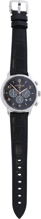 Actual product image Locman Italy Wristwatch 1960 Chrono black Ref. 0254 (Chronograph, 42 mm)