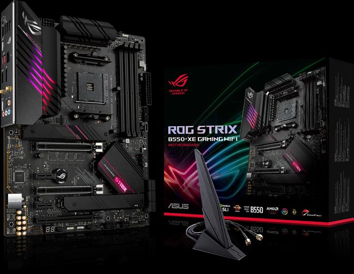 Produktbild ASUS ROG STRIX B550-XE GAMING WIFI (AM4, AMD B550, ATX)