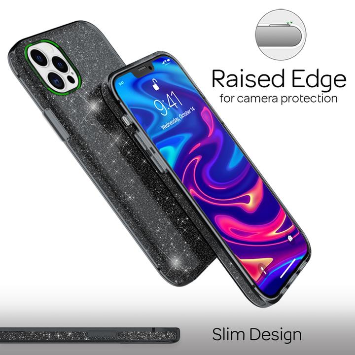 Produktbild Nalia Glitzer Handyhülle (Apple iPhone 12 Pro Max)