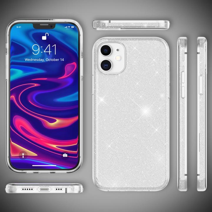 Immagine prodotto Nalia Custodia per cellulare Glitter (Apple iPhone 12)