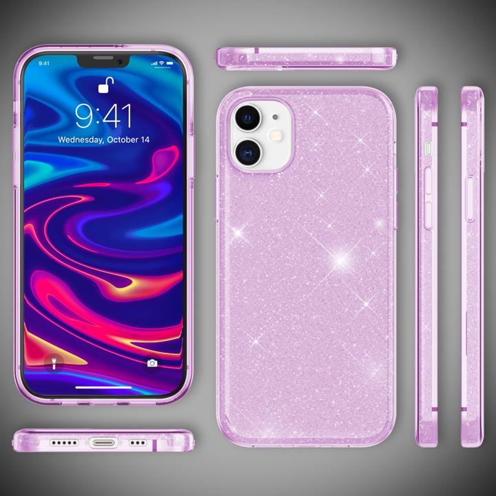 Produktbild Nalia Glitzer Handyhülle (Apple iPhone 12 Pro, Apple iPhone 12)