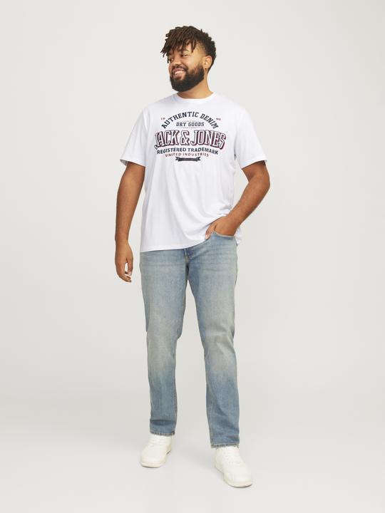 Image du produit Jack & Jones Jjelogo Tee Ss O-Neck 2 Col Aw24 S Pls (6XL)