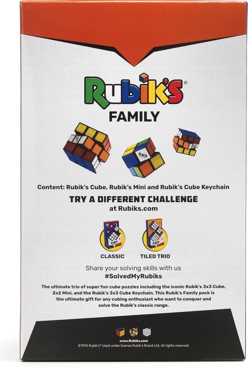 Actual product image Rubik's Family Pack Cubes (6063033) (3 x 3, 2 x 2)